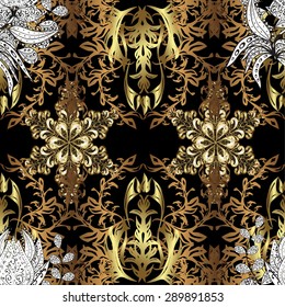 Abstract beautiful background, royal, damask ornament, vintage, rich seamless pattern, luxury, artistic vector wallpaper, floral, oldest style fashioned arabesque fabric for decoration and design