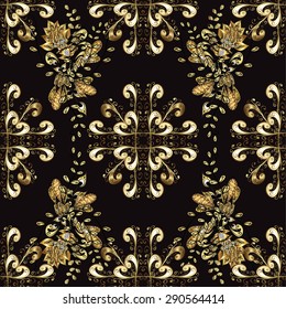 Abstract beautiful background, royal, damask ornament, vintage, rich seamless pattern, luxury, artistic vector wallpaper, floral, oldest style fashioned arabesque fabric for decoration and design