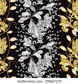 Abstract beautiful background, royal, damask ornament, vintage, rich seamless pattern, luxury, artistic vector wallpaper, floral, oldest style fashioned arabesque fabric for decoration and design