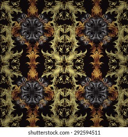 Abstract beautiful background, royal, damask ornament, vintage, rich seamless pattern, luxury, artistic vector wallpaper, floral, oldest style fashioned arabesque fabric for decoration and design 