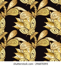 Abstract beautiful background, royal, damask ornament, vintage, rich seamless pattern, luxury, artistic vector wallpaper, floral, oldest style fashioned arabesque fabric for decoration and design