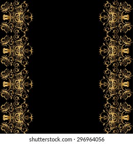 Abstract beautiful background, royal, damask ornament, vintage, rich seamless pattern, luxury, artistic vector wallpaper, floral, oldest style fashioned arabesque fabric for decoration and design
