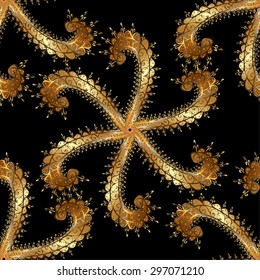 Abstract beautiful background, royal, damask ornament, vintage, rich seamless pattern, luxury, artistic vector wallpaper, floral, oldest style fashioned arabesque fabric for decoration and design