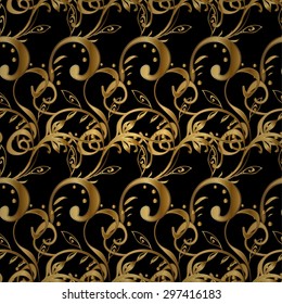 Abstract beautiful background, royal, damask ornament, vintage, rich seamless pattern, luxury, artistic vector wallpaper, floral, oldest style fashioned arabesque fabric for decoration and design