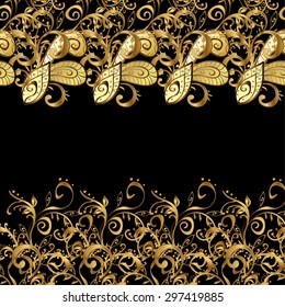 Abstract beautiful background, royal, damask ornament, vintage, rich seamless pattern, luxury, artistic vector wallpaper, floral, oldest style fashioned arabesque fabric for decoration and design