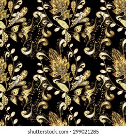 Abstract beautiful background, royal, damask ornament, vintage, rich seamless pattern, luxury, artistic vector wallpaper, floral, oldest style fashioned arabesque fabric for decoration and design