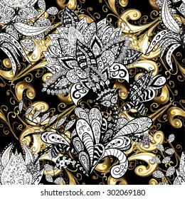 Abstract beautiful background, royal, damask ornament, vintage, rich seamless pattern, luxury, artistic vector wallpaper, floral, oldest style fashioned arabesque fabric for decoration and design