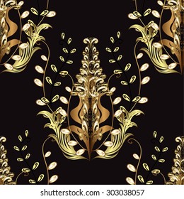 Abstract beautiful background, royal, damask ornament, vintage, rich seamless pattern, luxury, artistic vector wallpaper, floral, oldest style fashioned arabesque fabric for decoration and design