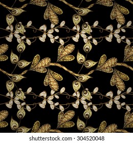 Abstract beautiful background, royal, damask ornament, vintage, rich seamless pattern, luxury, artistic vector wallpaper, floral, oldest style fashioned arabesque fabric for decoration and design