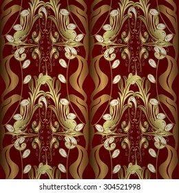 Abstract beautiful background, royal, damask ornament, vintage, rich seamless pattern, luxury, artistic vector wallpaper, floral, oldest style fashioned arabesque fabric for decoration and design