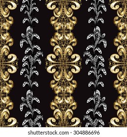 Abstract beautiful background, royal, damask ornament, vintage, rich seamless pattern, luxury, artistic vector wallpaper, floral, oldest style fashioned arabesque fabric for decoration and design