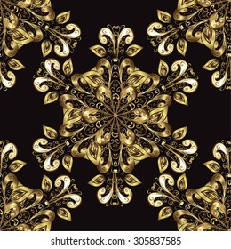 Abstract beautiful background, royal, damask ornament, vintage, rich seamless pattern, luxury, artistic vector wallpaper, floral, oldest style fashioned arabesque fabric for decoration and design