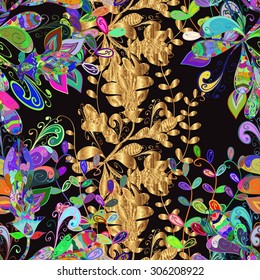 Abstract beautiful background, royal, damask ornament, vintage, rich seamless pattern, luxury, artistic vector wallpaper, floral, oldest style fashioned arabesque fabric for decoration and design