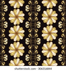 Abstract beautiful background, royal, damask ornament, vintage, rich seamless pattern, luxury, artistic vector wallpaper, floral, oldest style fashioned arabesque fabric for decoration and design