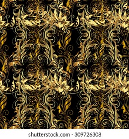 Abstract beautiful background, royal, damask ornament, vintage, rich seamless pattern, luxury, artistic vector wallpaper, floral, oldest style fashioned arabesque fabric for decoration and design