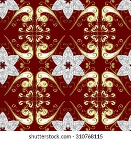 Abstract beautiful background, royal, damask ornament, vintage, rich seamless pattern, luxury, artistic vector wallpaper, floral, oldest style fashioned arabesque fabric for decoration and design 