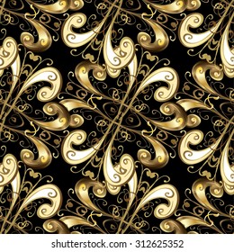 Abstract beautiful background, royal, damask ornament, vintage, rich seamless pattern, luxury, artistic vector wallpaper, floral, oldest style fashioned arabesque fabric for decoration and design