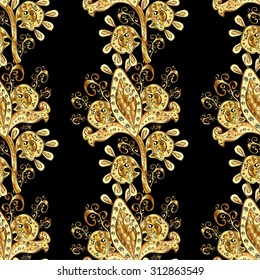 Abstract beautiful background, royal, damask ornament, vintage, rich seamless pattern, luxury, artistic vector wallpaper, floral, oldest style fashioned arabesque fabric for decoration and design