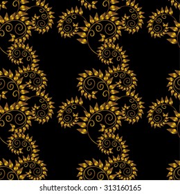 Abstract beautiful background, royal, damask ornament, vintage, rich seamless pattern, luxury, artistic vector wallpaper, floral, oldest style fashioned arabesque fabric for decoration and design