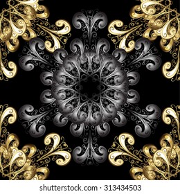 Abstract beautiful background, royal, damask ornament, vintage, rich seamless pattern, luxury, artistic vector wallpaper, floral, oldest style fashioned arabesque fabric for decoration and design 