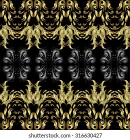Abstract beautiful background, royal, damask ornament, vintage, rich seamless pattern, luxury, artistic vector wallpaper, floral, oldest style fashioned arabesque fabric for decoration and design