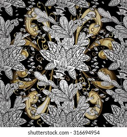 Abstract beautiful background, royal, damask ornament, vintage, rich seamless pattern, luxury, artistic vector wallpaper, floral, oldest style fashioned arabesque fabric for decoration and design