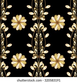 Abstract beautiful background, royal, damask ornament, vintage, rich seamless pattern, luxury, artistic vector wallpaper, floral, oldest style fashioned arabesque fabric for decoration and design