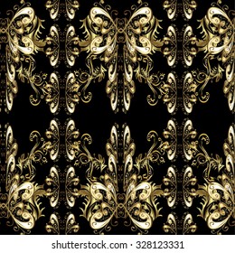Abstract beautiful background, royal, damask ornament, vintage, rich seamless pattern, luxury, artistic vector wallpaper, floral, oldest style fashioned arabesque fabric for decoration and design