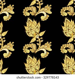 Abstract beautiful background, royal, damask ornament, vintage, rich seamless pattern, luxury, artistic vector wallpaper, floral, oldest style fashioned arabesque fabric for decoration and design
