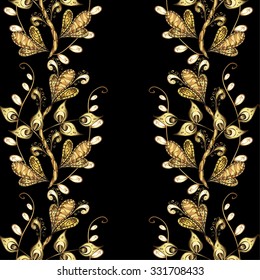 Abstract beautiful background, royal, damask ornament, vintage, rich seamless pattern, luxury, artistic vector wallpaper, floral, oldest style fashioned arabesque fabric for decoration and design