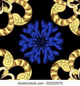 Abstract beautiful background, royal, damask ornament, vintage, rich seamless pattern, luxury, artistic vector wallpaper, floral, oldest style fashioned arabesque fabric for decoration and design