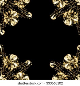 Abstract beautiful background, royal, damask ornament, vintage, rich seamless pattern, luxury, artistic vector wallpaper, floral, oldest style fashioned arabesque fabric for decoration and design
