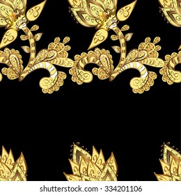 Abstract beautiful background, royal, damask ornament, vintage, rich seamless pattern, luxury, artistic vector wallpaper, floral, oldest style fashioned arabesque fabric for decoration and design 