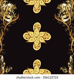 Abstract beautiful background, royal, damask ornament, vintage, rich seamless pattern, luxury, artistic vector wallpaper, floral, oldest style fashioned arabesque fabric for decoration and design