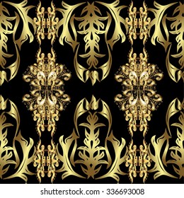 Abstract beautiful background, royal, damask ornament, vintage, rich seamless pattern, luxury, artistic vector wallpaper, floral, oldest style fashioned arabesque fabric for decoration and design