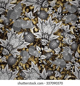 Abstract beautiful background, royal, damask ornament, vintage, rich seamless pattern, luxury, artistic vector wallpaper, floral, oldest style fashioned arabesque fabric for decoration and design
