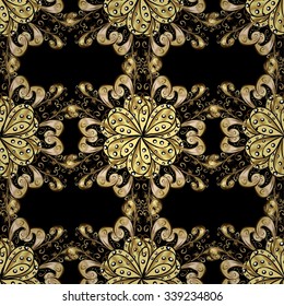 Abstract beautiful background, royal, damask ornament, vintage, rich seamless pattern, luxury, artistic vector wallpaper, floral, oldest style fashioned arabesque fabric for decoration and design