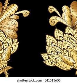 Abstract beautiful background, royal, damask ornament, vintage, rich seamless pattern, luxury, artistic vector wallpaper, floral, oldest style fashioned arabesque fabric for decoration and design