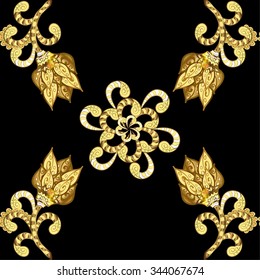 Abstract beautiful background, royal, damask ornament, vintage, rich seamless pattern, luxury, artistic vector wallpaper, floral, oldest style fashioned arabesque fabric for decoration and design