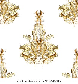 Abstract beautiful background, royal, damask ornament, vintage, rich seamless pattern, luxury, artistic vector wallpaper, floral, oldest style fashioned arabesque fabric for decoration and design