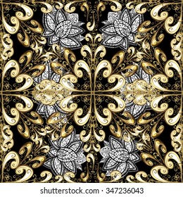 Abstract beautiful background, royal, damask ornament, vintage, rich seamless pattern, luxury, artistic vector wallpaper, floral, oldest style fashioned arabesque fabric for decoration and design