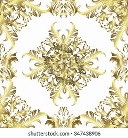 Abstract beautiful background, royal, damask ornament, vintage, rich seamless pattern, luxury, artistic vector wallpaper, floral, oldest style fashioned arabesque fabric for decoration and design