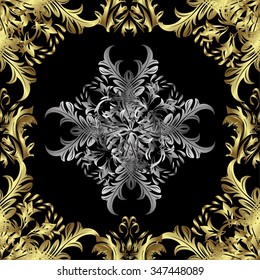 Abstract beautiful background, royal, damask ornament, vintage, rich seamless pattern, luxury, artistic vector wallpaper, floral, oldest style fashioned arabesque fabric for decoration and design