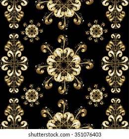 Abstract beautiful background, royal, damask ornament, vintage, rich seamless pattern, luxury, artistic vector wallpaper, floral, oldest style fashioned arabesque fabric for decoration and design