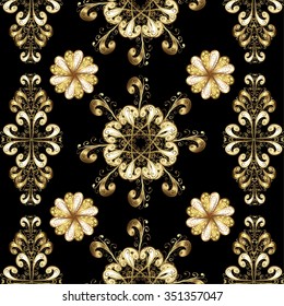 Abstract beautiful background, royal, damask ornament, vintage, rich seamless pattern, luxury, artistic vector wallpaper, floral, oldest style fashioned arabesque fabric for decoration and design
