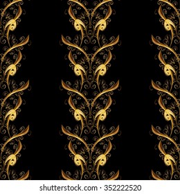 Abstract beautiful background, royal, damask ornament, vintage, rich seamless pattern, luxury, artistic vector wallpaper, floral, oldest style fashioned arabesque fabric for decoration and design