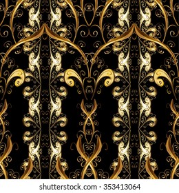 Abstract beautiful background, royal, damask ornament, vintage, rich seamless pattern, luxury, artistic vector wallpaper, floral, oldest style fashioned arabesque fabric for decoration and design