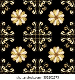 Abstract beautiful background, royal, damask ornament, vintage, rich seamless pattern, luxury, artistic vector wallpaper, floral, oldest style fashioned arabesque fabric for decoration and design