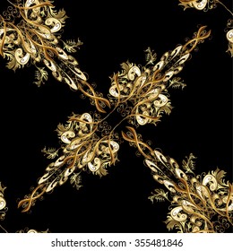 Abstract beautiful background, royal, damask ornament, vintage, rich seamless pattern, luxury, artistic vector wallpaper, floral, oldest style fashioned arabesque fabric for decoration and design