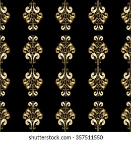 Abstract beautiful background, royal, damask ornament, vintage, rich seamless pattern, luxury, artistic vector wallpaper, floral, oldest style fashioned arabesque fabric for decoration and design